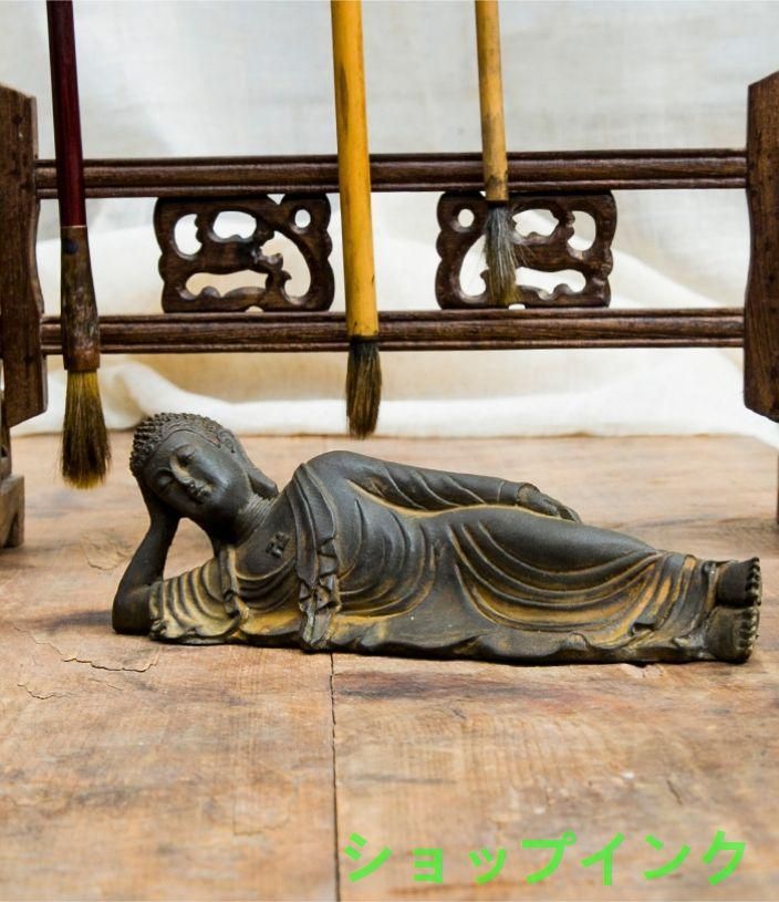 仏教美術 仏像 寝仏釈迦牟尼仏 工芸品 美術品 置物 - メルカリ