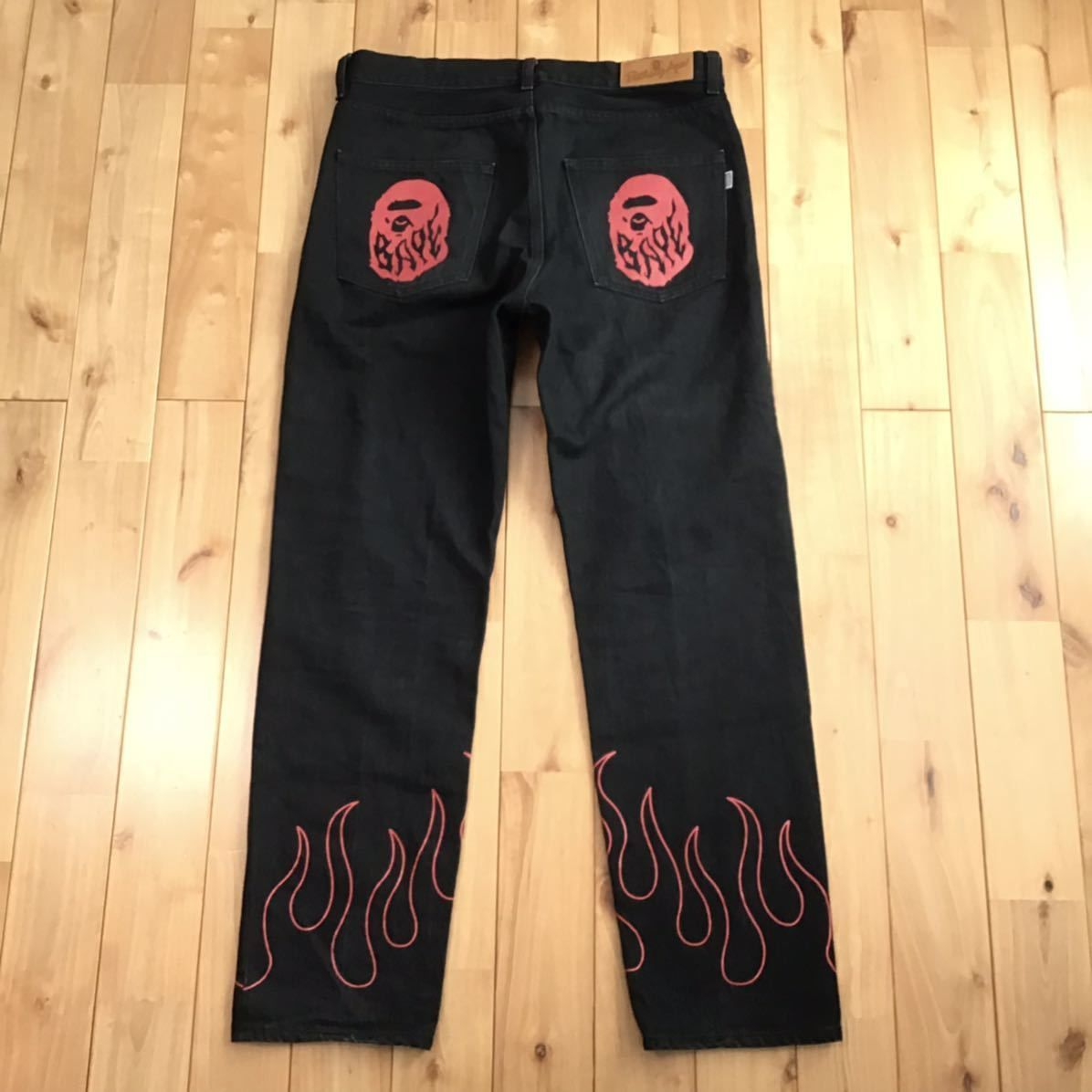 BAPE ファイヤー デニムパンツ L 【公式通販】