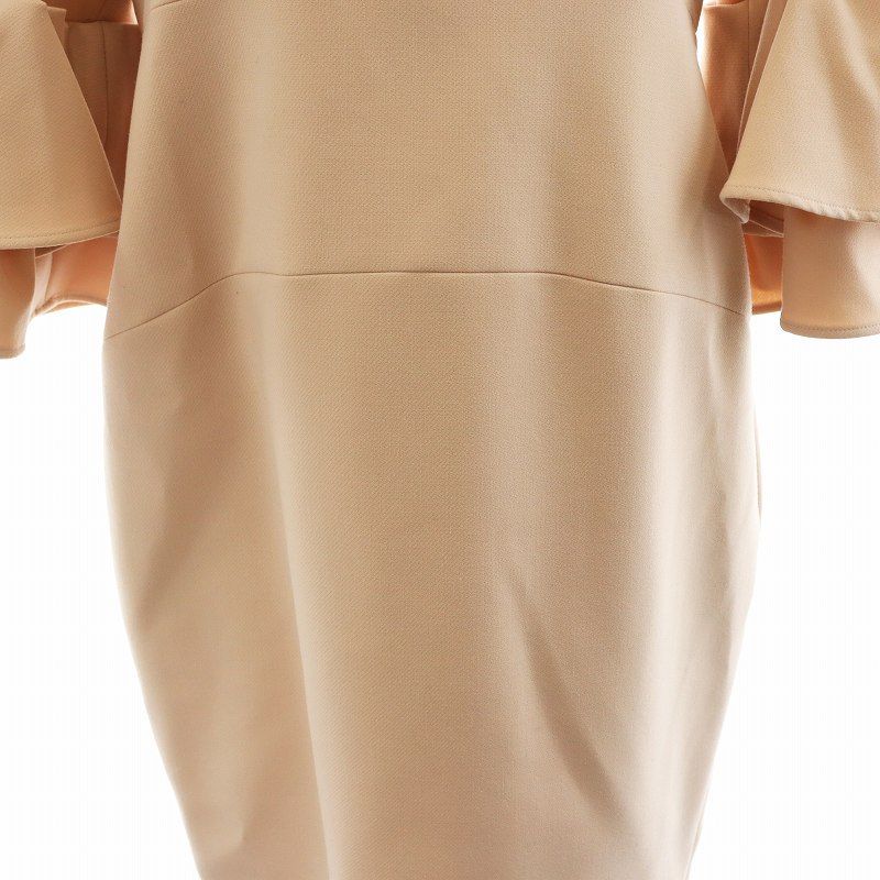 yoko chan ヨーコチャン ワンピース パール ピンクベージュ フレア YOKO CHAN（ヨーコチャン） パールドレス（パールピンク/サイズ