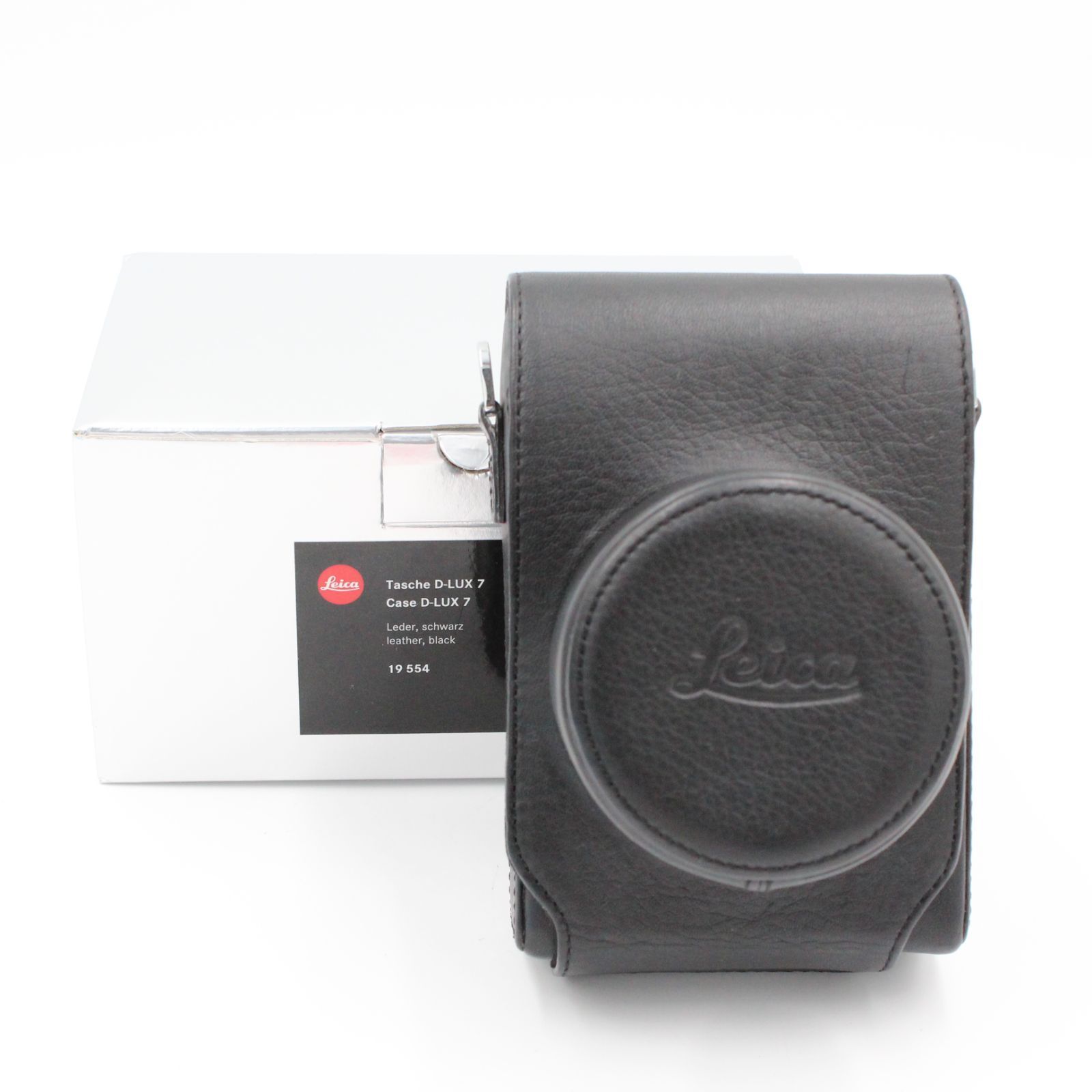 元箱付き。☆美品☆ LEICA ライカ D-LUX7用 レザーケース ブラック 