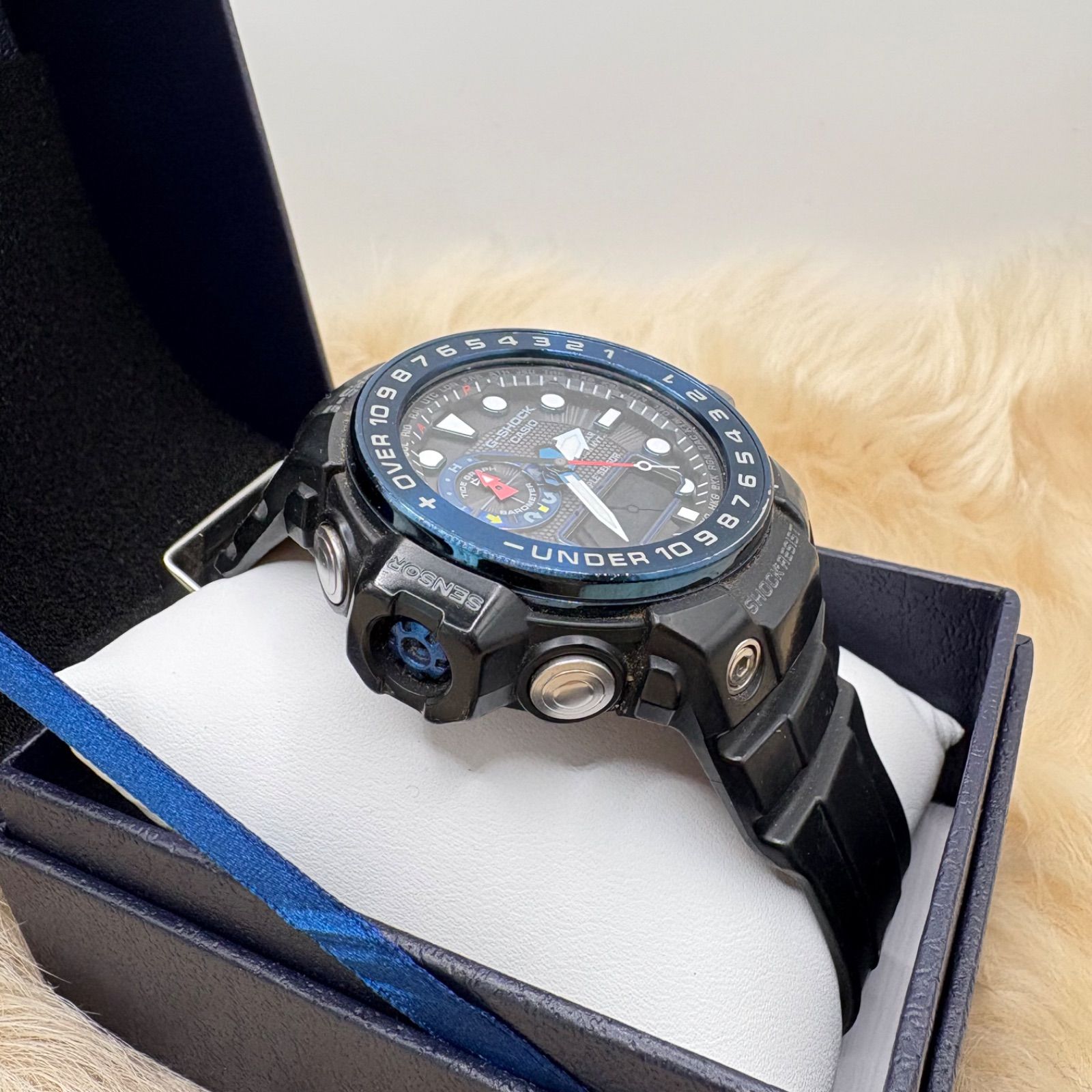 稼働品 CASIO カシオ G-SHOCK ガルフマスター 電波ソーラー MASTER OF 