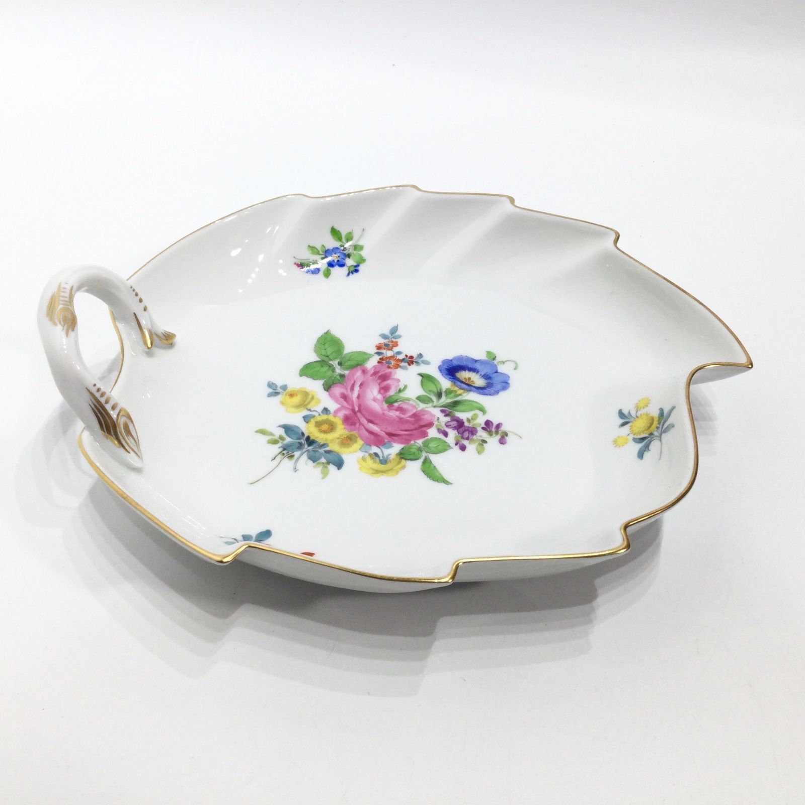∇花∇【マイセンMeissen】 五つ花フラワー菱形ディッシュ ◇21