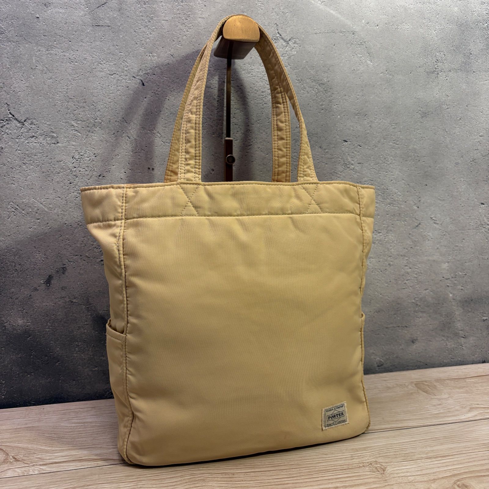 ✨PORTER ポーター CREAM トートバッグ✨ アイボリー ベージュ系 