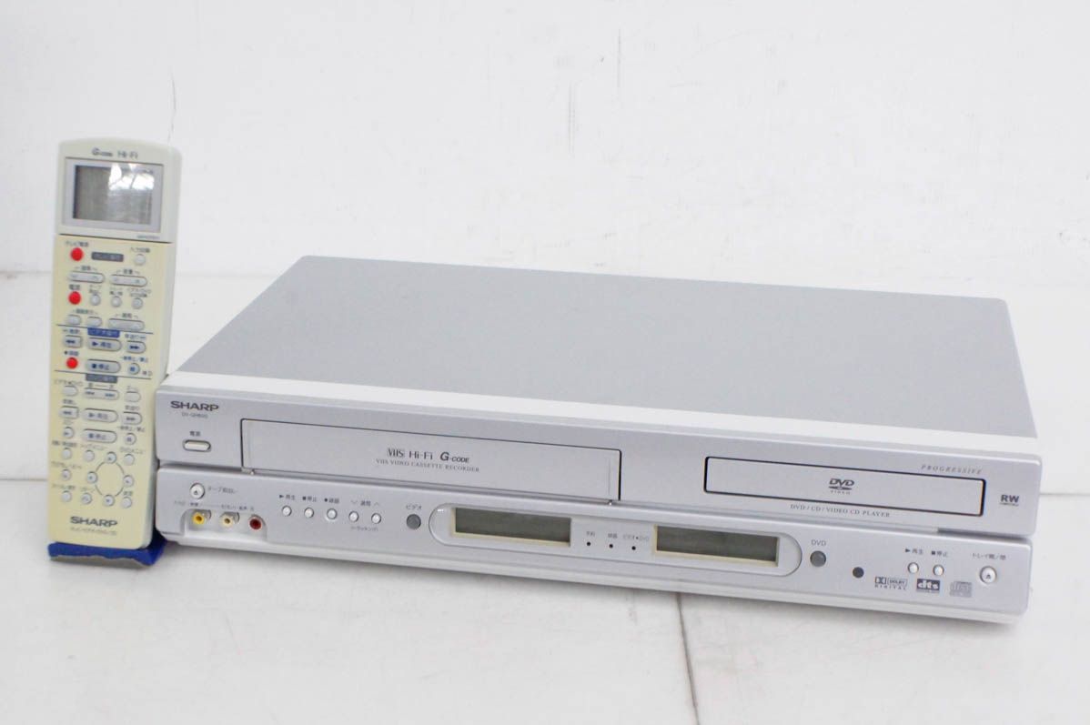 中古】 おし シャープ D・combo ビデオ一体型DVDプレーヤー DV-GH750