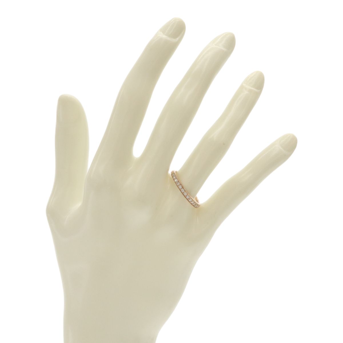 ESTELLE エステール K18PG 18金ピンクゴールド ダイヤ0.27ct ハーフ  