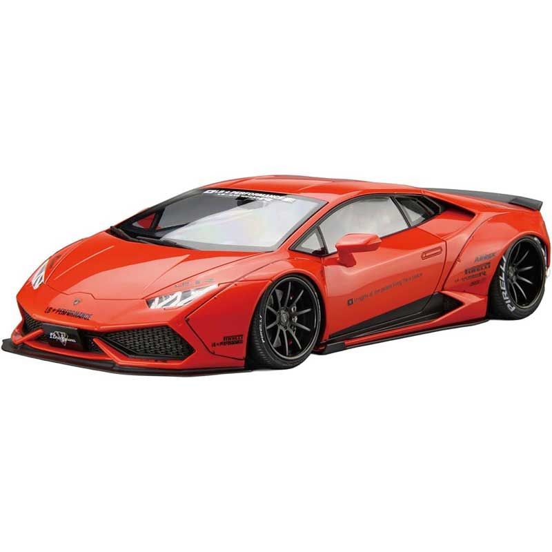 アオシマプラモデル1/24 ランボルギーニウラカン　完成品 アオシマ LBワークス ランボルギーニ ウラカン Ver.2 1/24