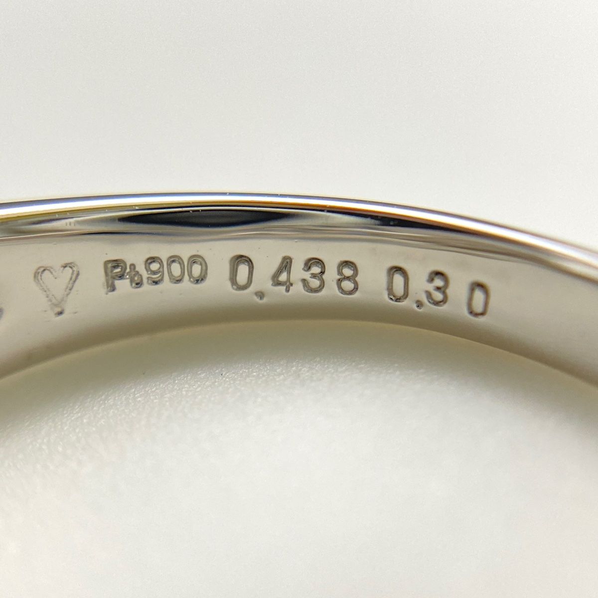 VERITE ダイヤモンド デザインリング プラチナ 指輪 メレダイヤ リング  