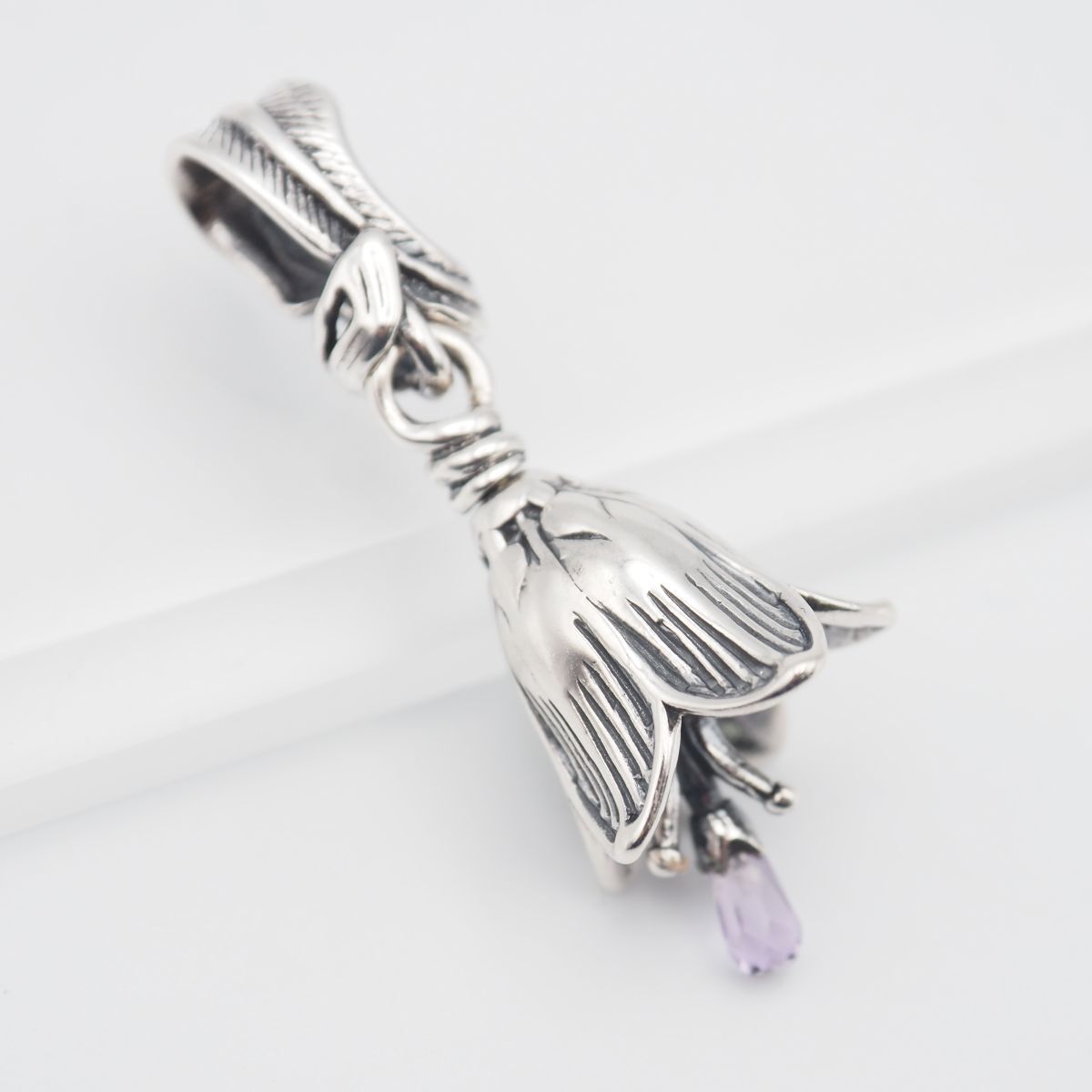 K636 Stone market アメジスト SILVER950刻印 ペンダント トップ