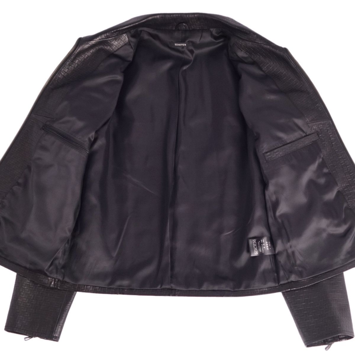 極美品 シャッフェン SCHAFFEN ジャケット レザージャケット 
