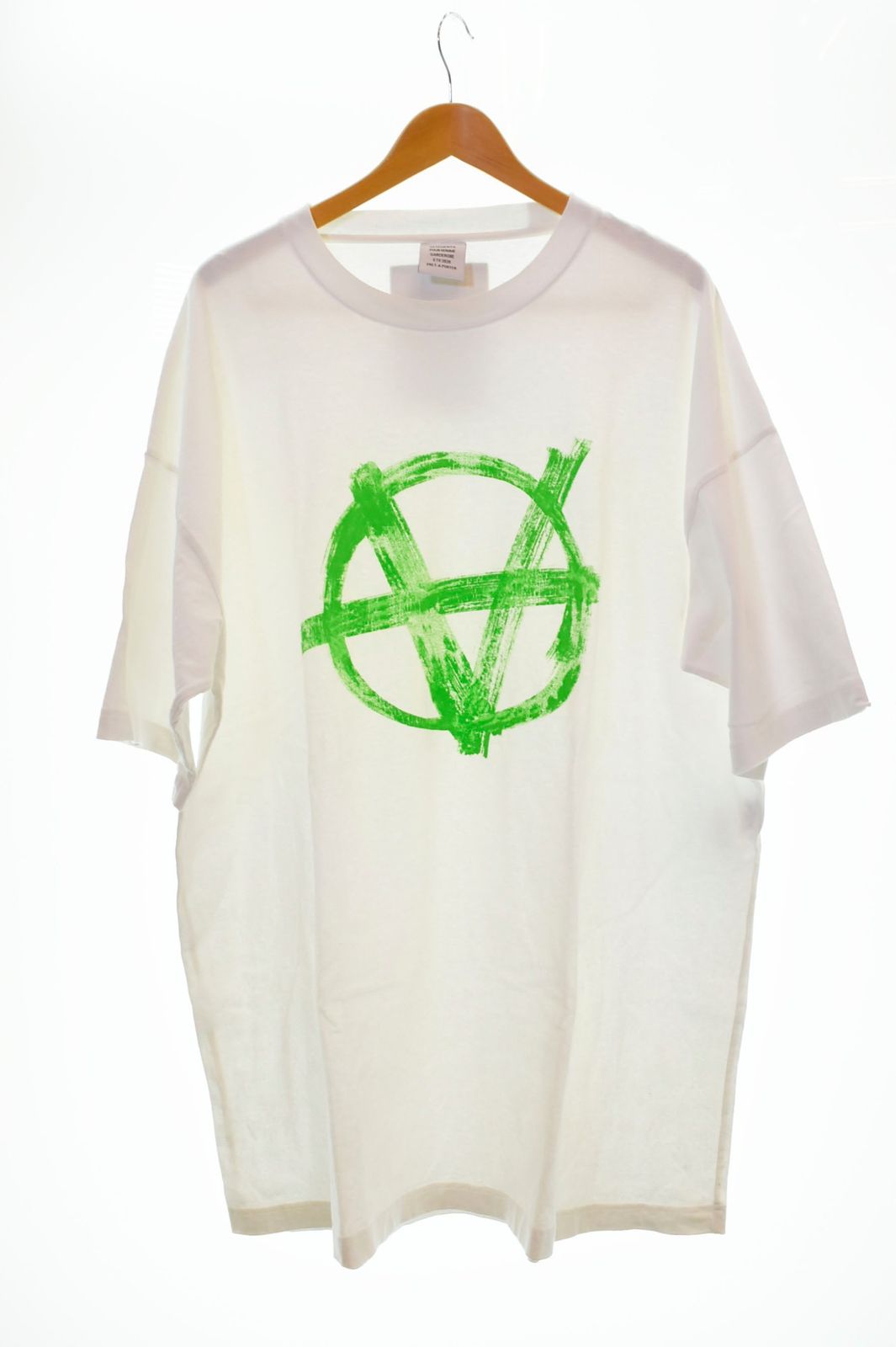 ヴェトモン VETEMENTS 20SS ANARCHY TEE オーバーサイズ アナーキー 