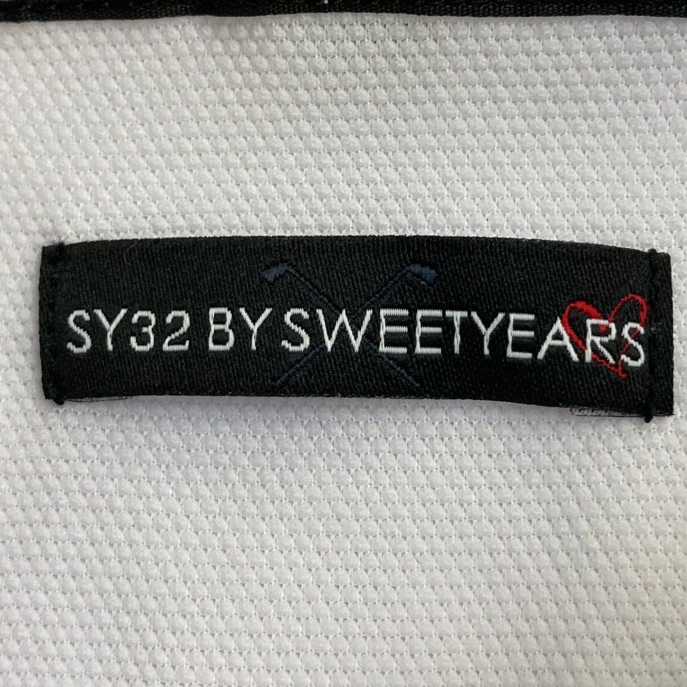 サイズ：XL SY32 BY SWEET YEARS GOLF エスワイサーティトゥ  長袖ポロシャツ ボタンダウン  ホワイト系 [240101360485] ゴルフウェア メンズ ストスト サイズ：XL SY32 BY SWEET YEARS GOLF エスワイサーティトゥ