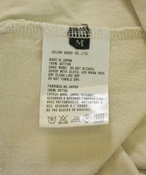 JULIEN DAVID Tシャツ・カットソー M グレー 【古着】【中古】【送料無料】 JULIEN DAVID（ジュリアン デイヴィッド） | Tシャツ・カットソーの