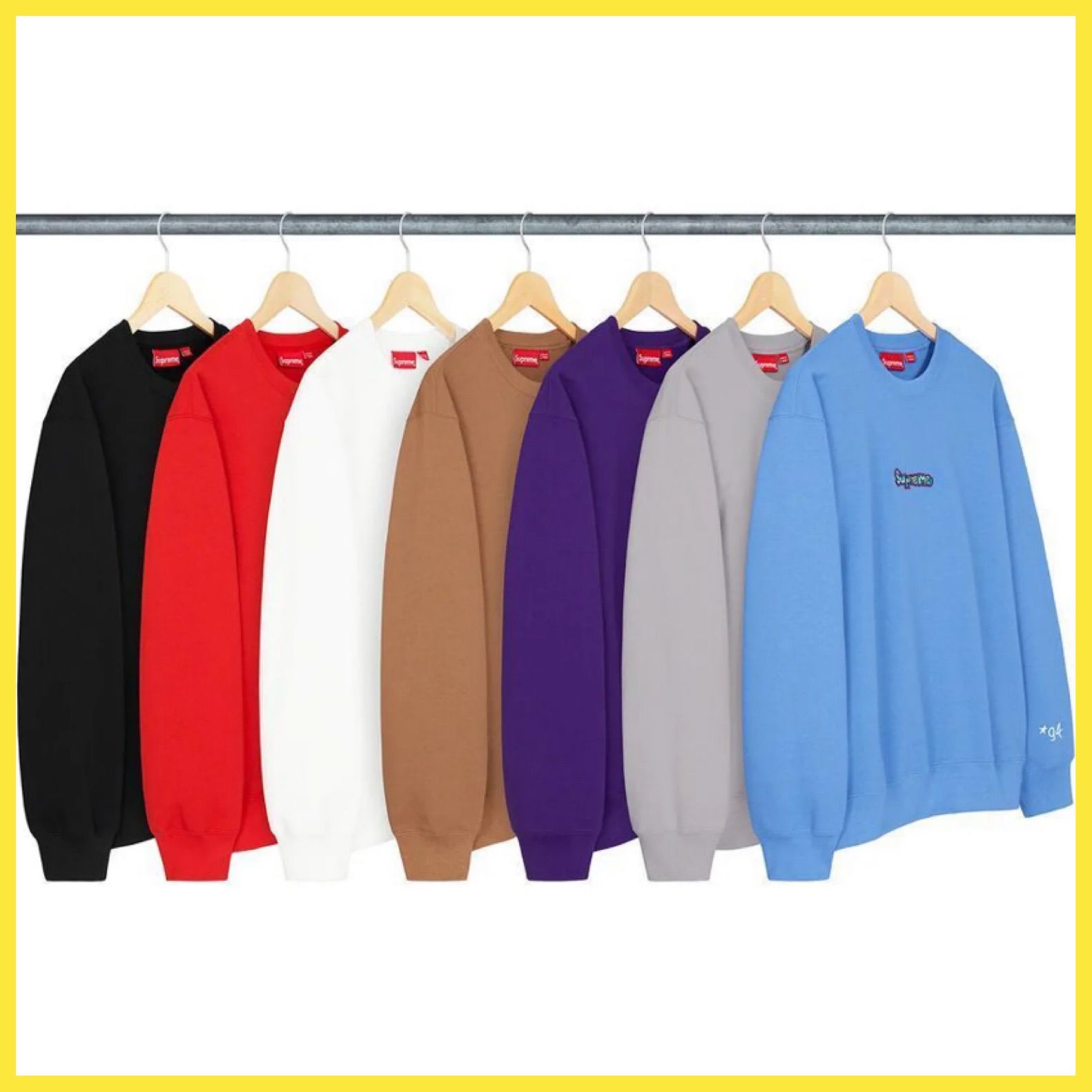 supreme21ss gonz logo crewneck | hartwellspremium.com