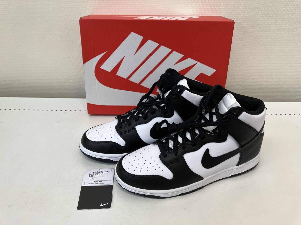 箱付き美品 NIKE Dunk High Championship White スニーカDD1399