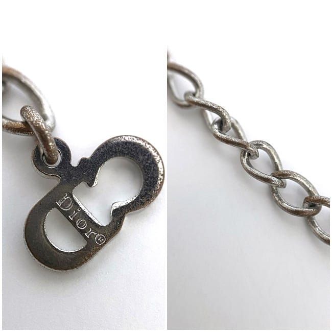 クリスチャン ディオール ロゴ ネックレス ec-21018 シルバー - メルカリ