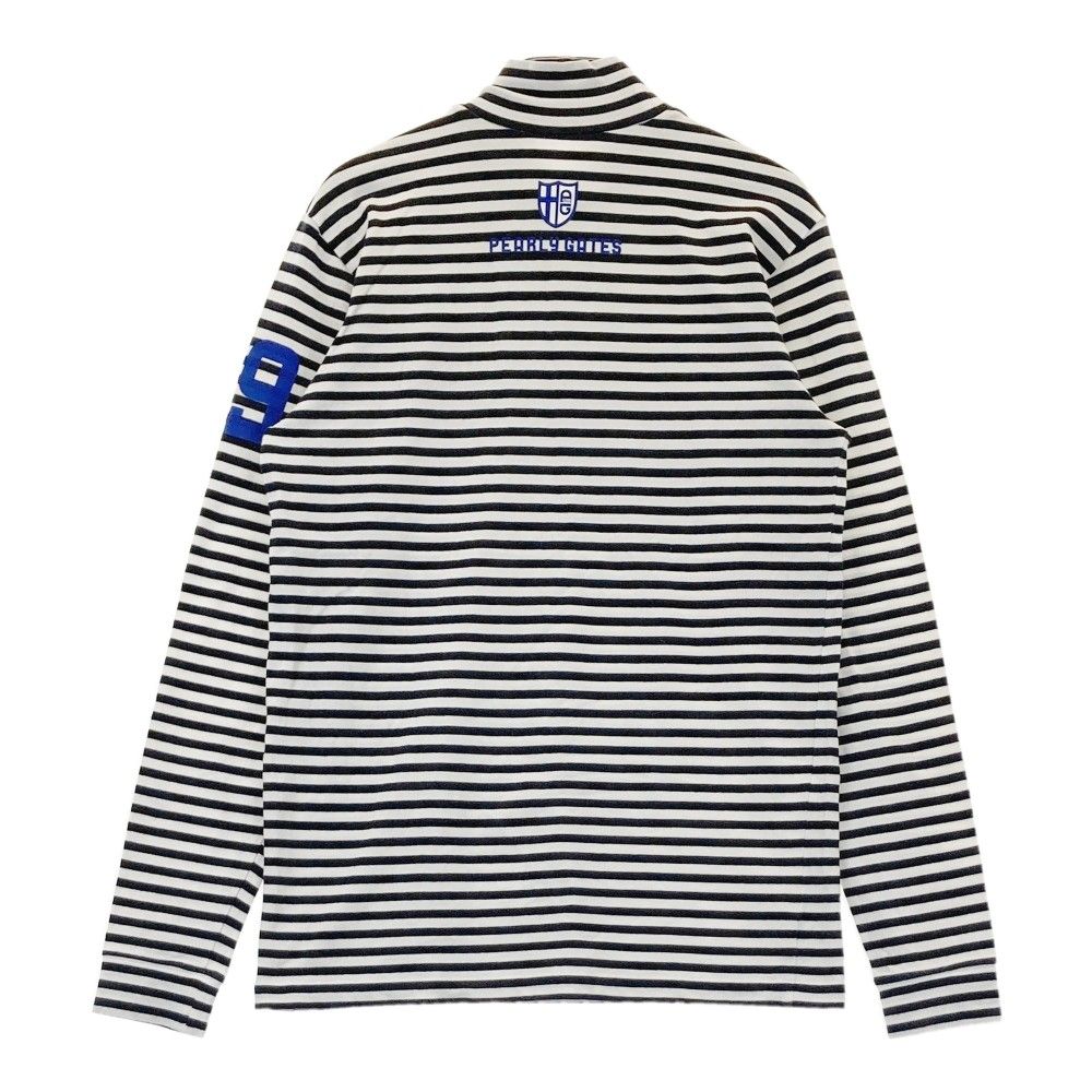 パーリーゲイツ　長袖ハイネックカットソー サイズ5 ボーダー柄　新品未使用 サイズ：5 PEARLY GATES パーリーゲイツ ハイネック 長袖Tシャツ