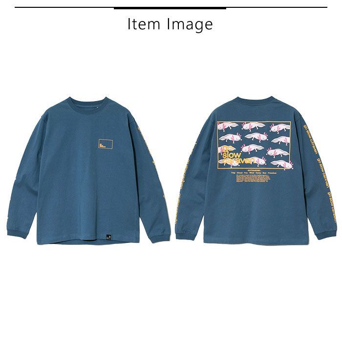 2025春夏新作 ゴースローキャラバン go slow caravan ロンT Tシャツ カットソー スクエア メンズ レディース パンダ ウーパールーパー 長袖 春 秋 冬 341901 341901_wh.jpg?fitin=720:720