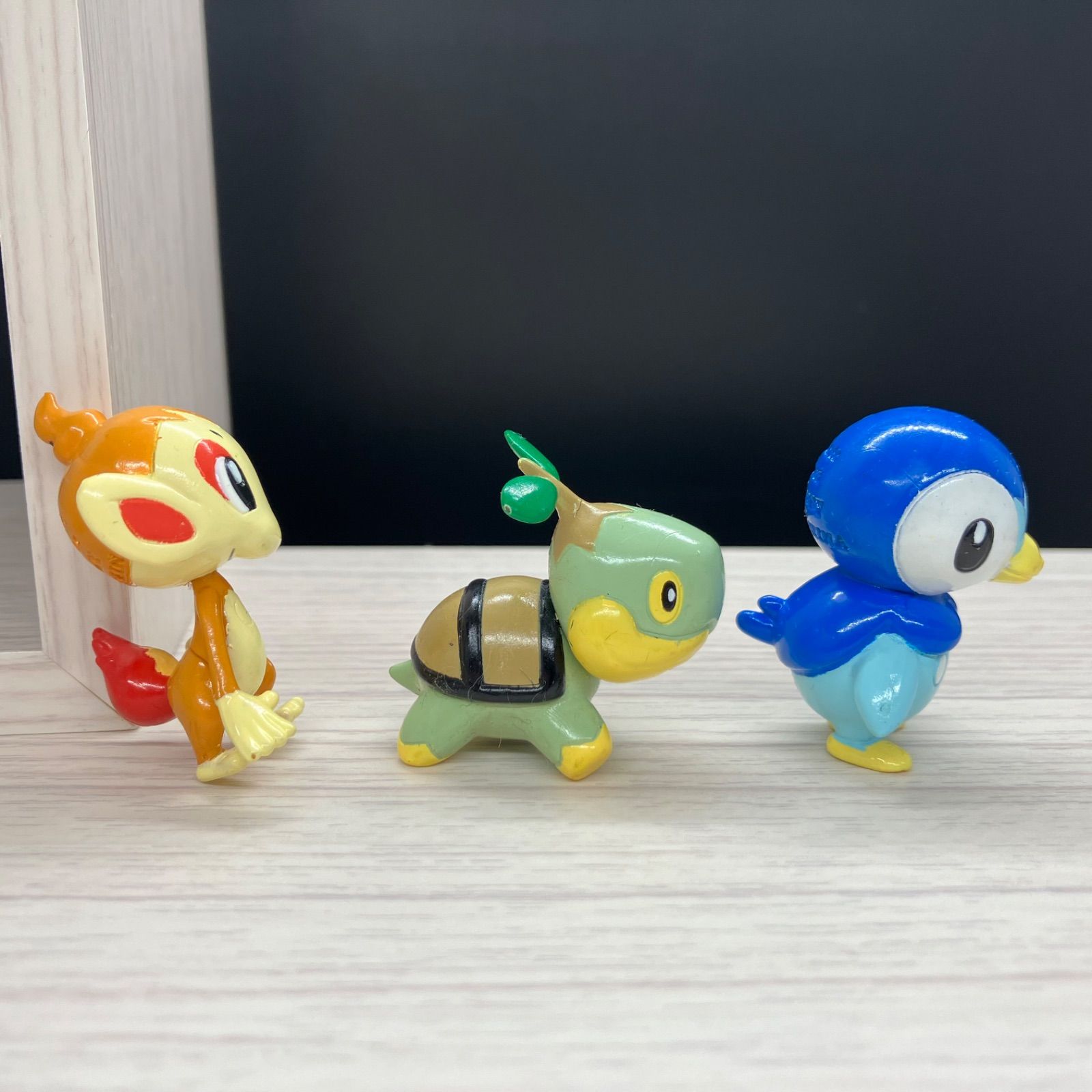 モンスターコレクション　モンコレ　ナエトル/ポッチャマ/ヒコザル Pokémonモンコレ旅立ちの3匹『ナエトル・ヒコザル・ポッチャマ』初期