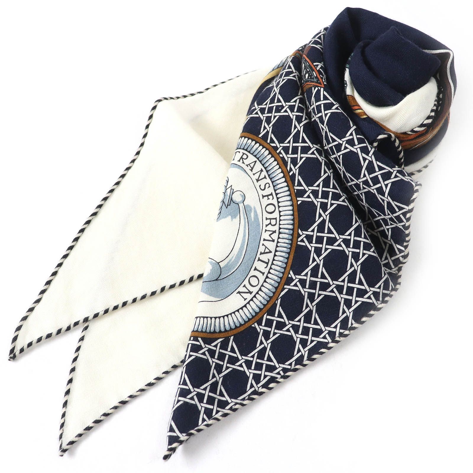 極美品△HERMES エルメス トライアングルジェアン Les Voitures
