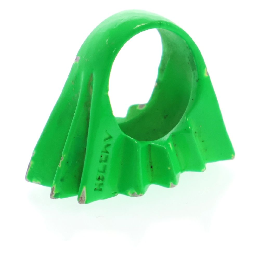 AMBUSH (アンブッシュ) POW! RING ロゴリング 指輪 グリーン