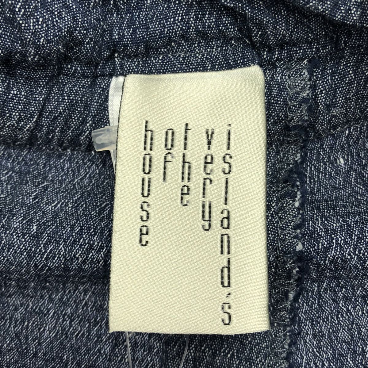 house of the very island's ハウスオブザベリーアイランズ イージーパンツ  ブルー S