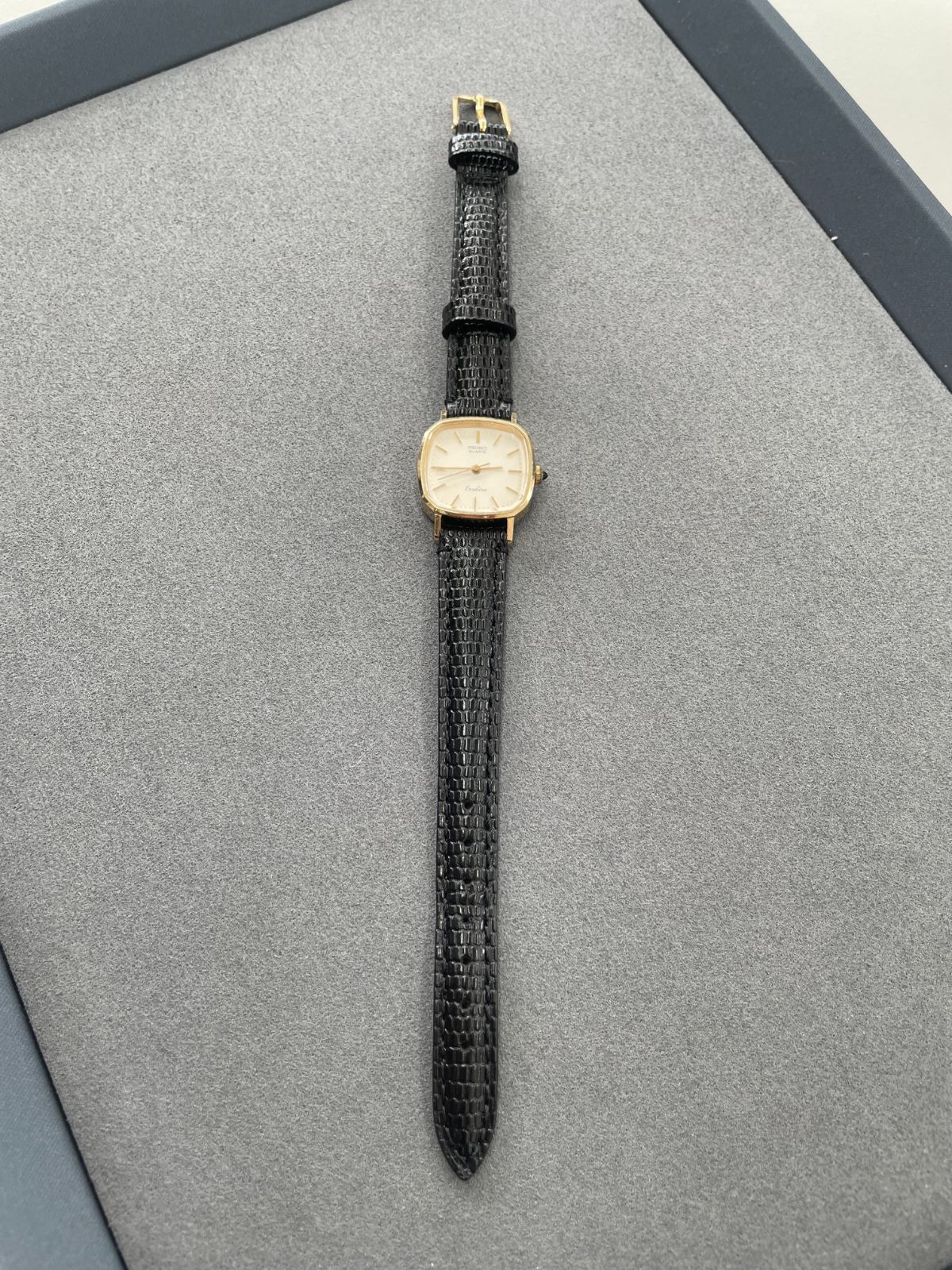 SEIKO EXCELINE 腕時計 ウォッチ クォーツ quartz ゴールド色 4N20-5160 セイコー ジャンク