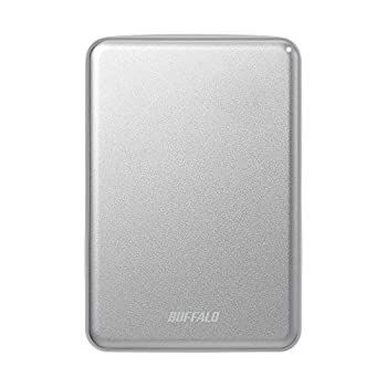 【中古】BUFFALO USB3.1(Gen.1)対応 アルミ素材u0026薄型ポータブルHDD 2TB シルバー HD-PUS2.0U3-SVD