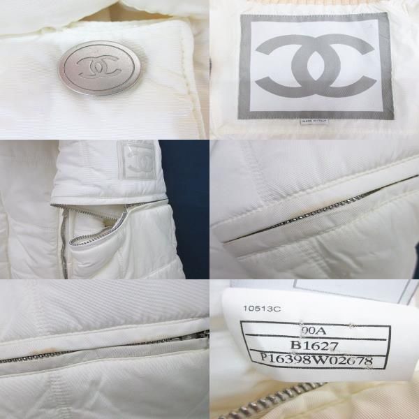 CHANEL ダウンジャケット CHANEL - 安心 国内発 CHANEL シャネル ダウンジャケット L 40