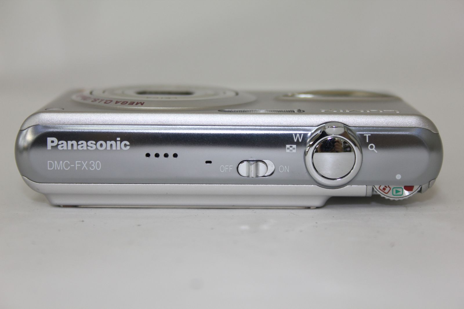 返品保証】 パナソニック Panasonic LUMIX DMC-FX30 バッテリー付き