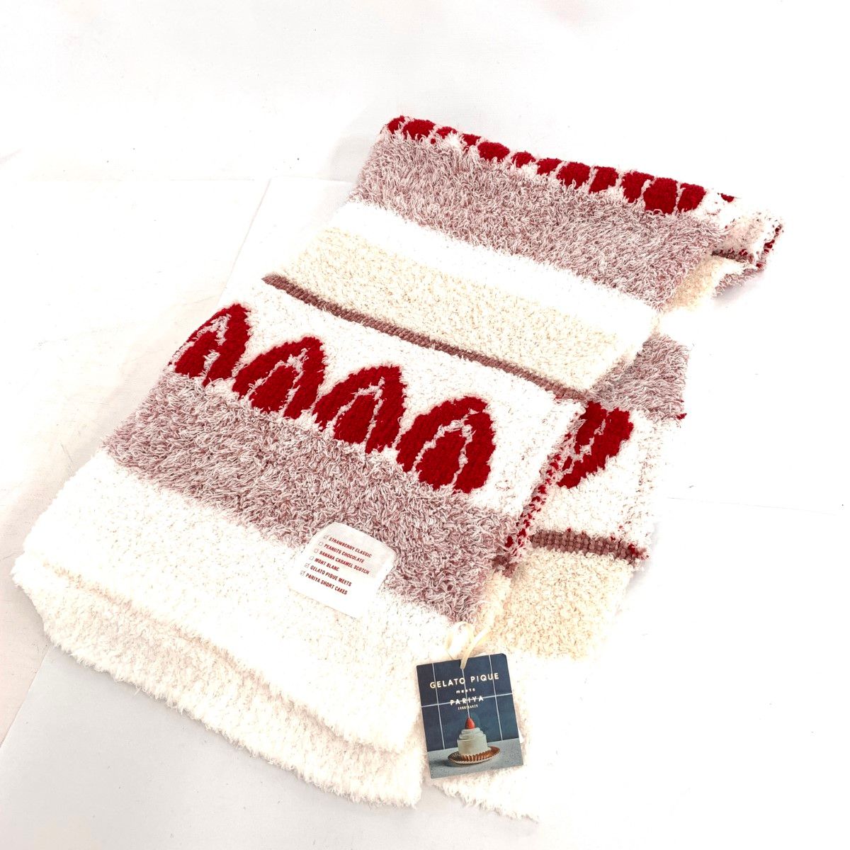 未使用品 gelato pique ジェラートピケ 120×75 PARIYA コラボ ショート