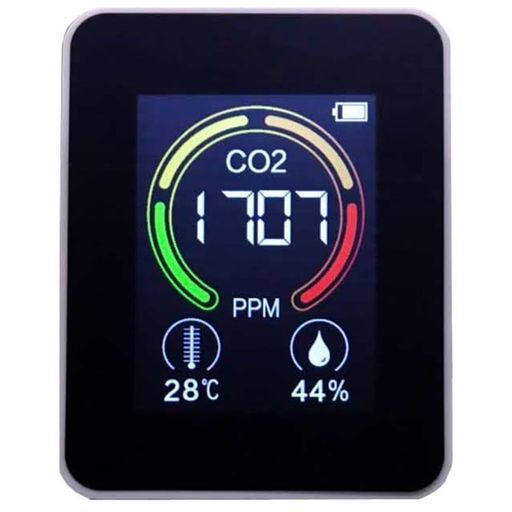 CRECERデジタル二酸化炭素濃度計充電式CO2R-100