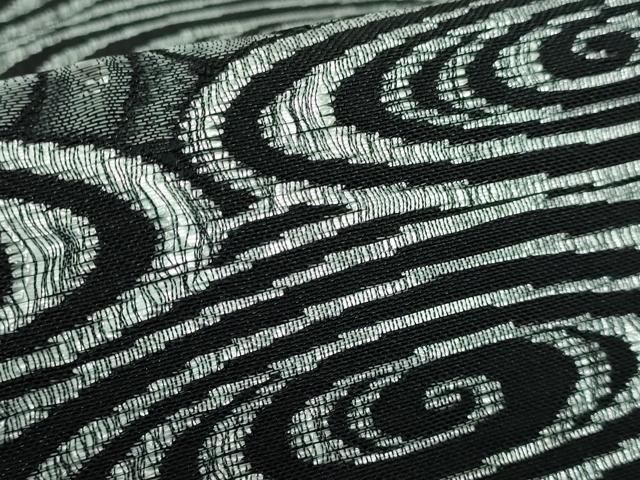 平和屋本店□極上 キモノデザイナー 斉藤上太郎 六通柄袋帯 笹竹 観世