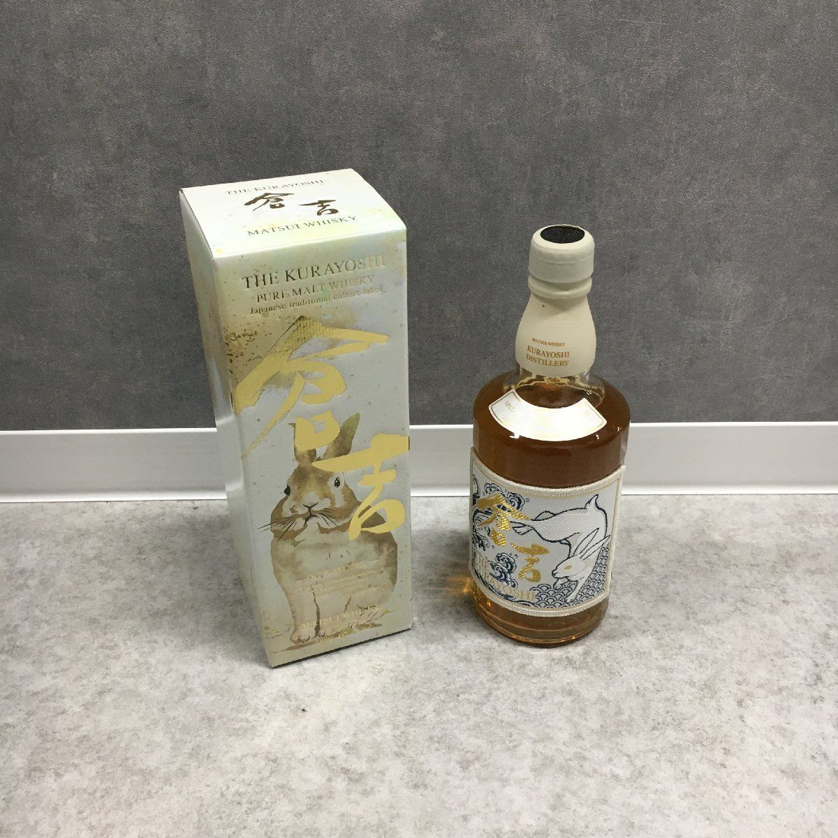 ◎J394【未開栓】ピュアモルトウイスキー倉吉 -卯帯- ウイスキー 700ml