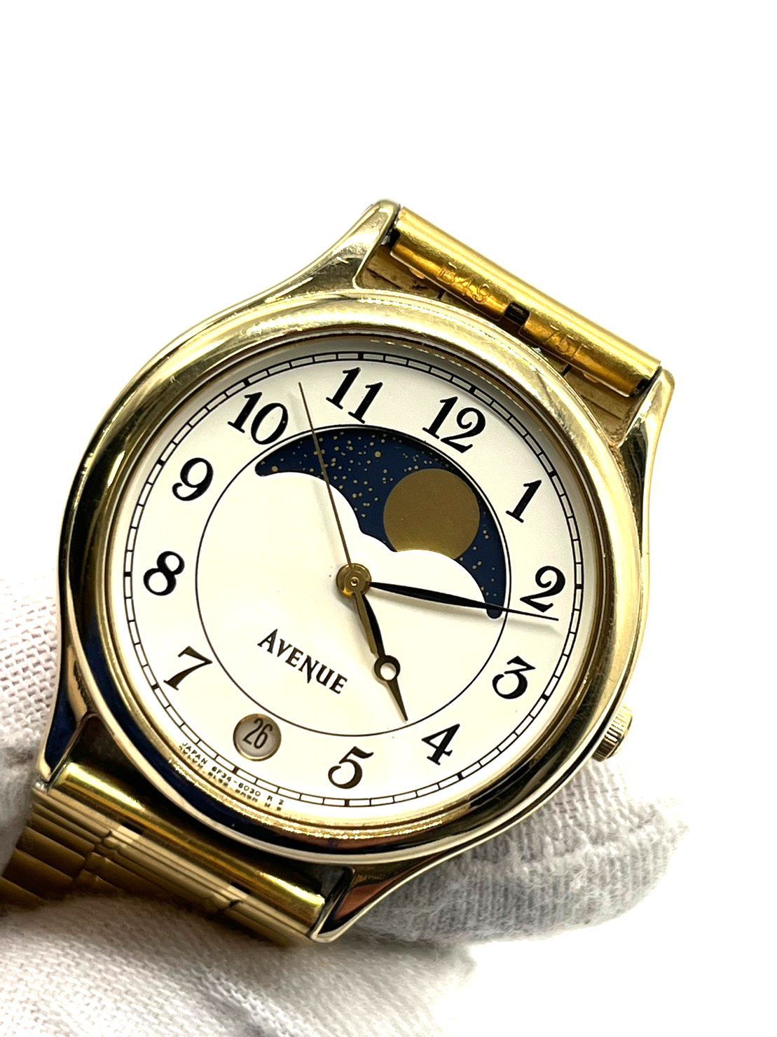 電池切れ】SEIKO セイコー Avenue ムーンフェイズ クォーツ