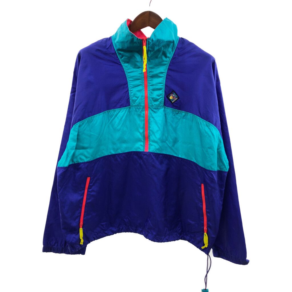 80年代 WOOLRICH ウールリッチ アノラックパーカー ジャケット ブルー