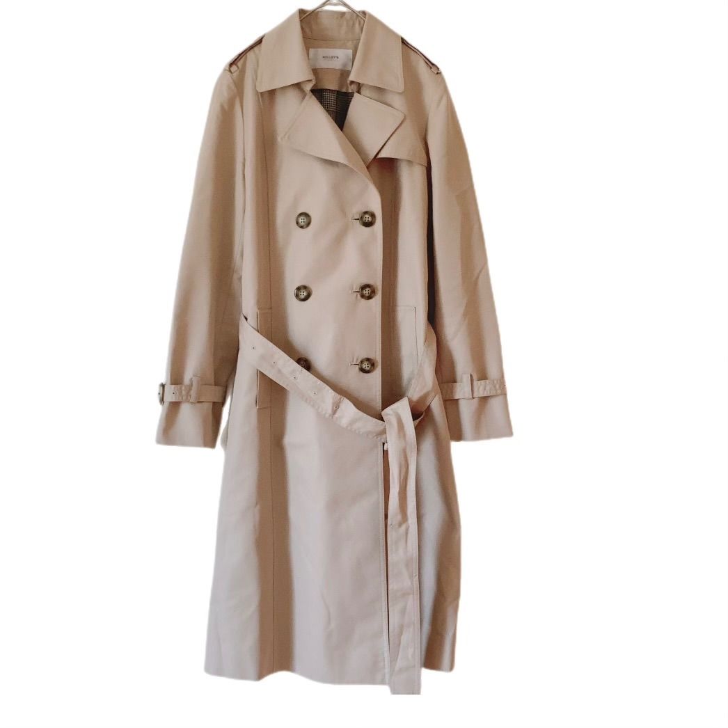 新品　NOLLEY'S LIGHT トレンチコート　ライナー付き　ベージュ　38 NOLLEY'S（ノーリーズ）の「ウォッシャブル LIGHT TRENCH COAT