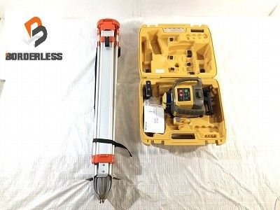TOPCON トプコン ローテーティングレーザー RL-H5A 受光器 三脚付き 回転レーザー レベル 測定器115502
