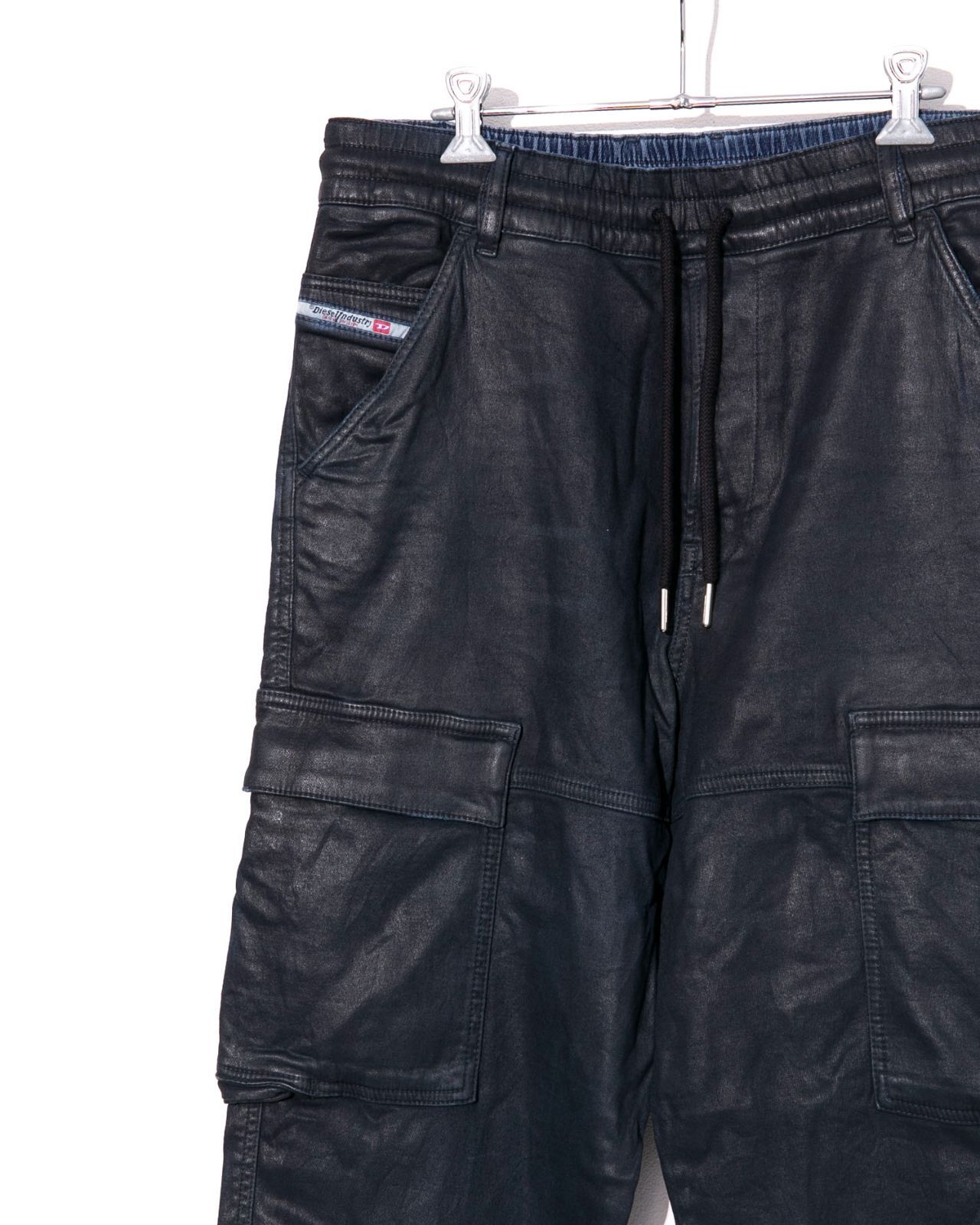 DIESEL　ディーゼル　ウレタン加工ウレタンカーゴデニムパンツ　D-KROOLEY-CARGO JOGGD-MULTY-SP-NE A03109 DIESEL D-KROOLEY JOGG