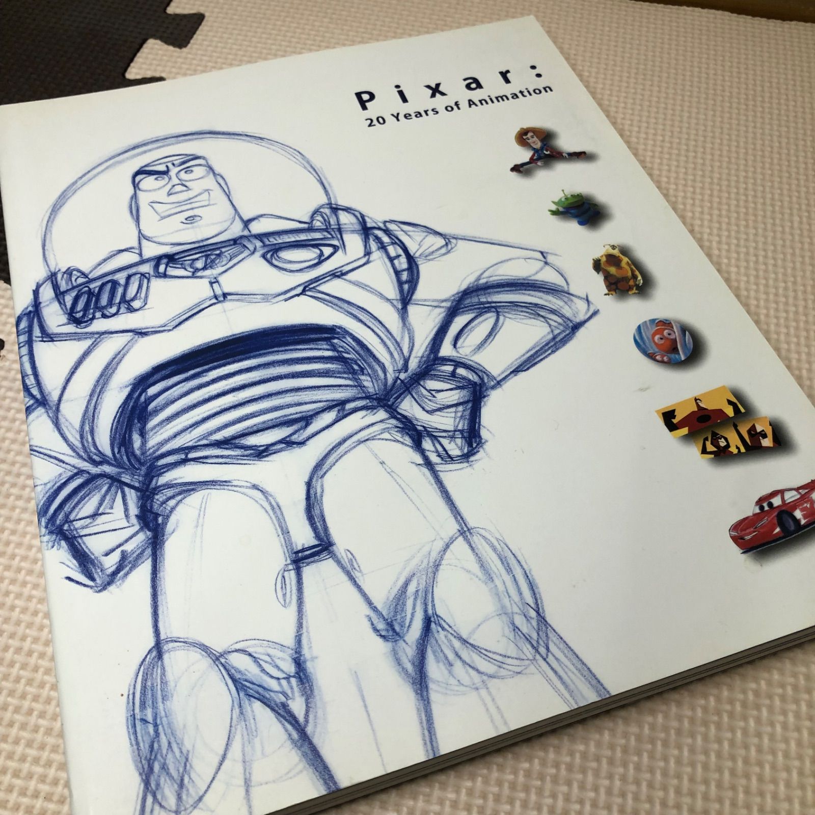 ピクサー展　絵 貴重☆「Pixar 20 Years of Animation」ピクサー展 図録の通販