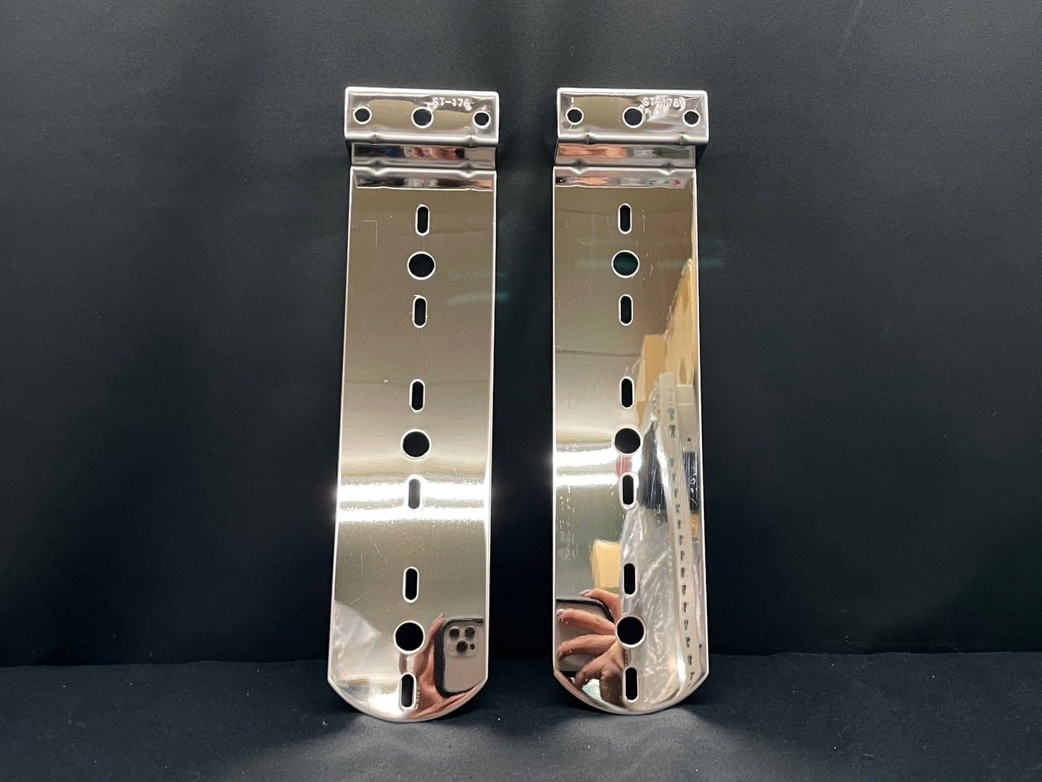 ST-176 3連マーカーステー Z型 左右セット マーカーランプ レトロ