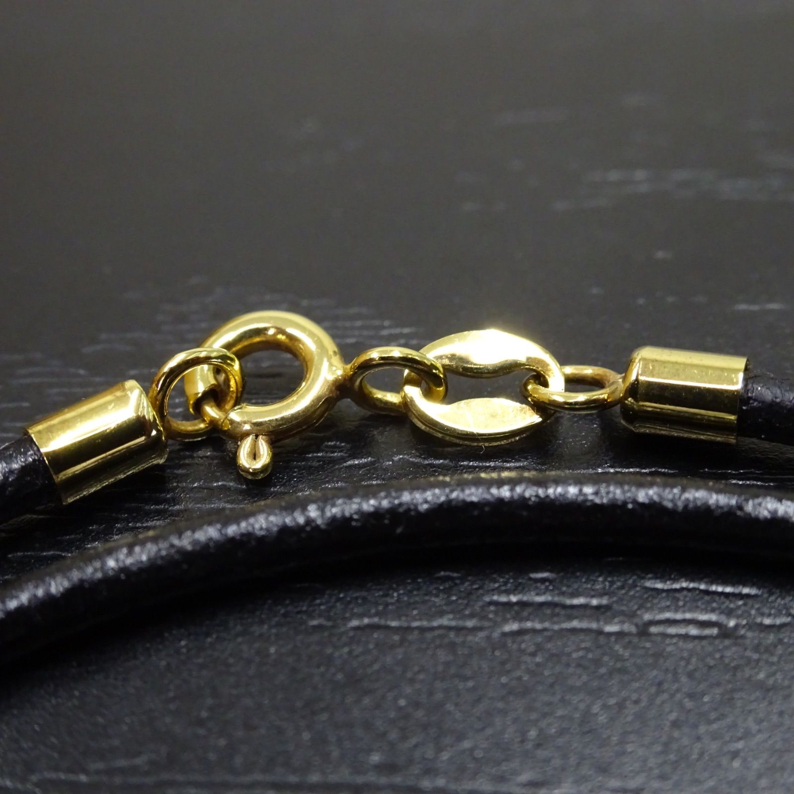 14金 14KT (K14) ゴールド GOLD 585 イタリアンジュエリー レザー 革 2 