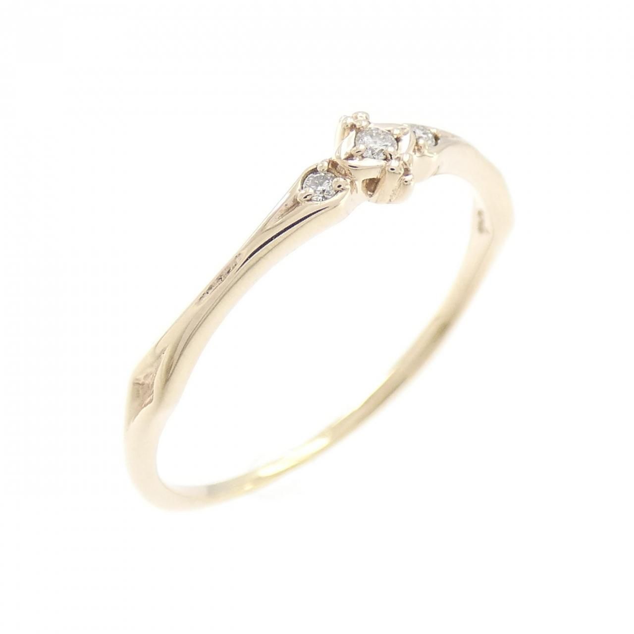 アガット ダイヤモンド リング 0.034CT