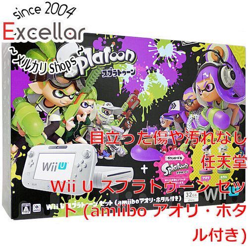 bn:4] 任天堂 Wii U スプラトゥーン セット WUP-S-WAHT amiibo アオリ