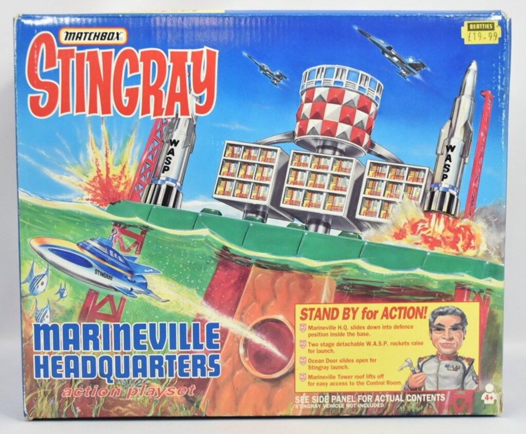 MATCHBOX ACTION PLAYSET MARINEVILLE HEADQUARTERS