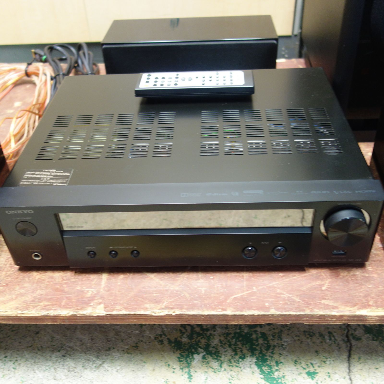 ONKYO NR-365 ネットワークAVレシーバーSWA-V50サブウーファー