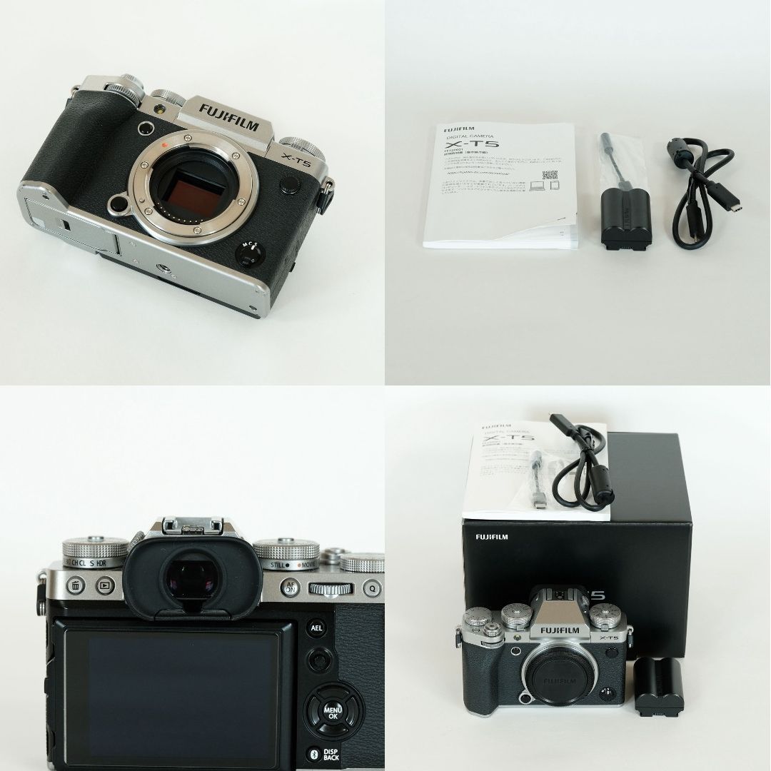 美品｜シャッター数4,984回] FUJIFILM X-T5 ボディ シルバー
