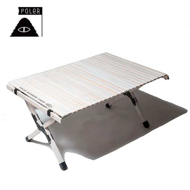 ポーラー テーブル POLeR (231MCV0106) AJUSTABLE ROLLTOP WOOD TABLE