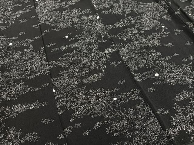 平和屋着物□極上 男性 本場筑前博多織 角帯 松装織物 博多金ラベル