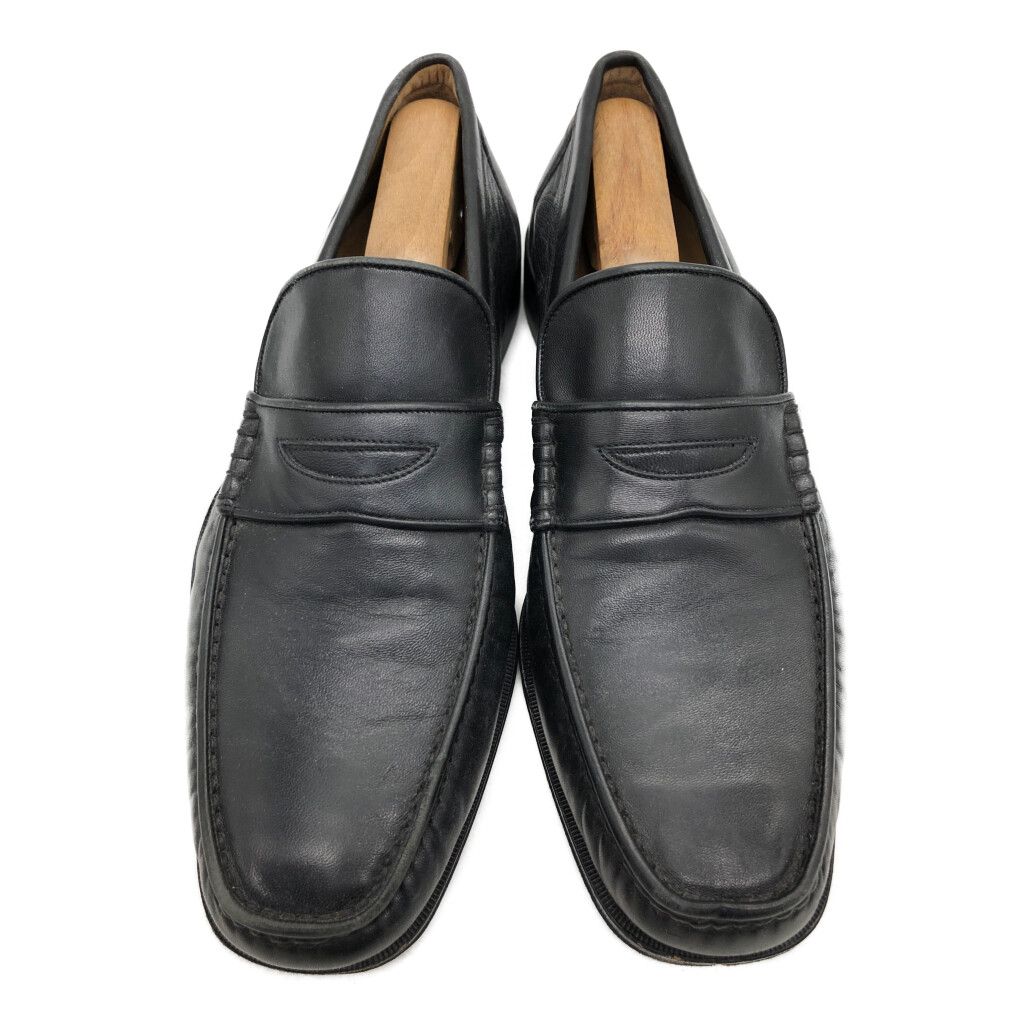 BALLY バリービスポーククロコダイルレザーコインローファー