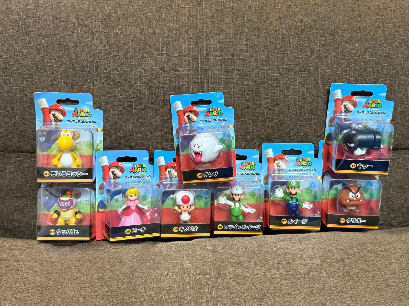 未使用／未開封品】スーパーマリオ フィギュアコレクション 9体まとめ